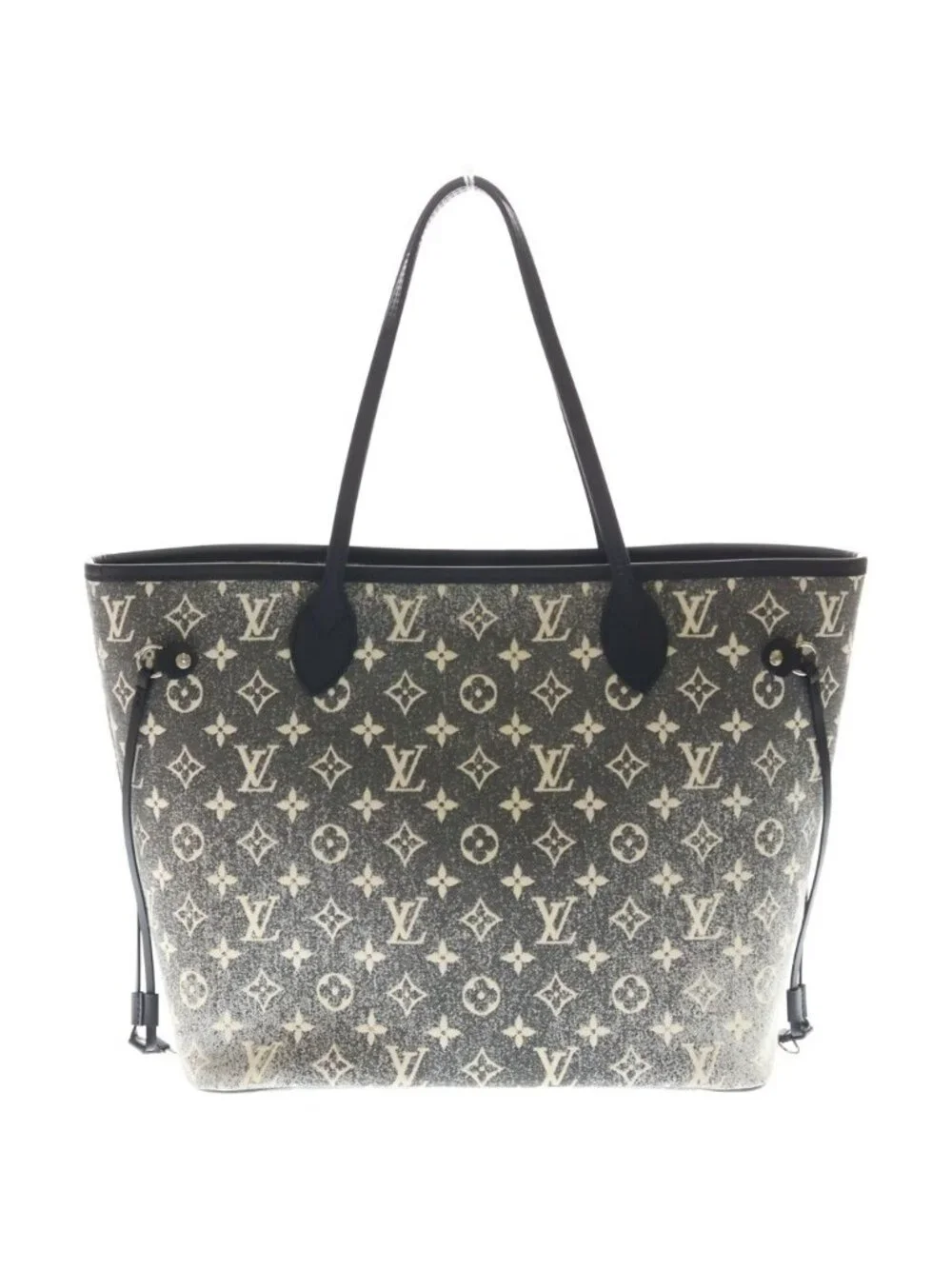 Louis Vuitton Monogram Neverfull MM Tote Gray